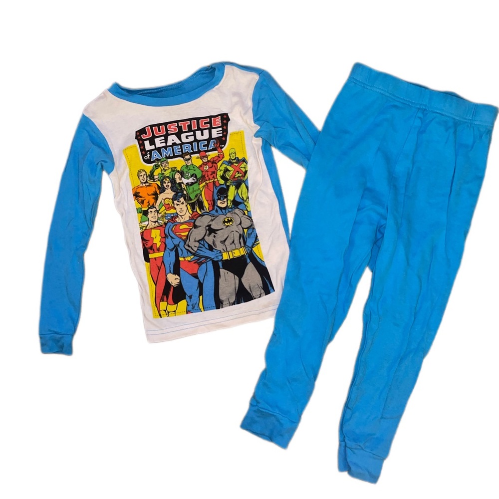 Justice League Boys Pjs Size 6